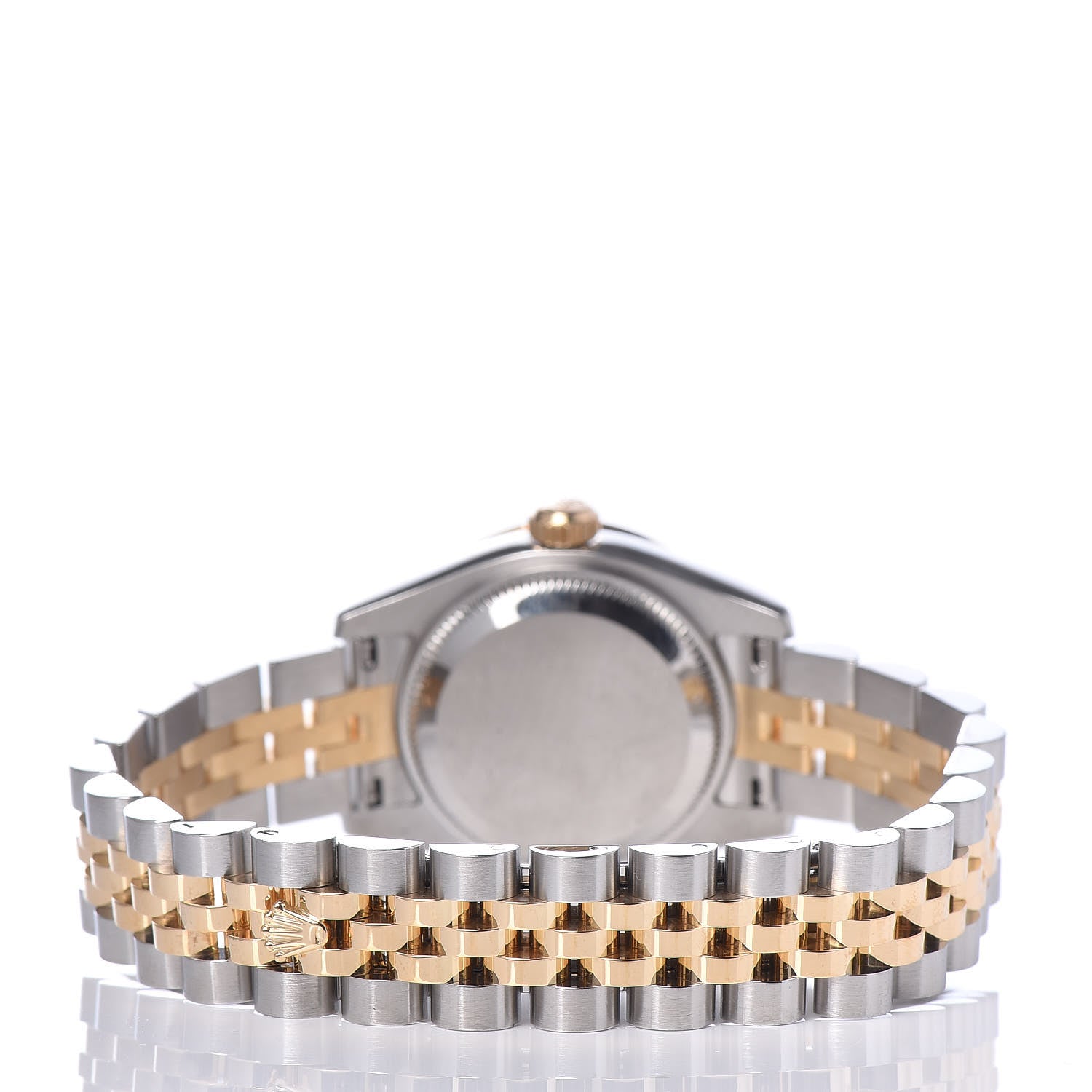 Rolex Stainless Steel 18K Yellow Gold Diamond 26mm Oyster Perpetual Datejust Watch Champagne 179313 4 of 6