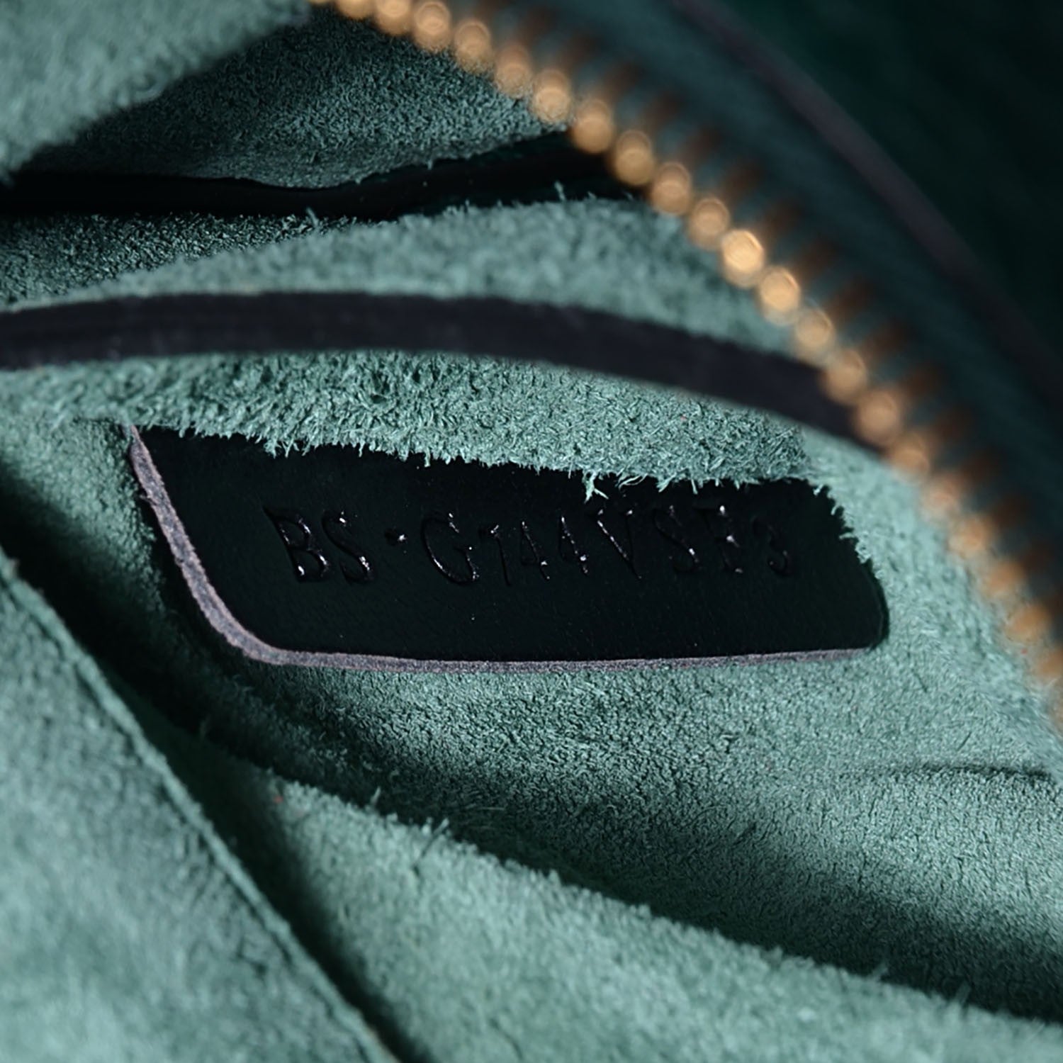 Valentino Garavani Pebbled Calfskin C-Rockee Zodiac Fringe Clutch Light Emerald 8 of 9