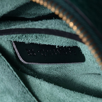 Valentino Garavani Pebbled Calfskin C-Rockee Zodiac Fringe Clutch Light Emerald 8 of 9