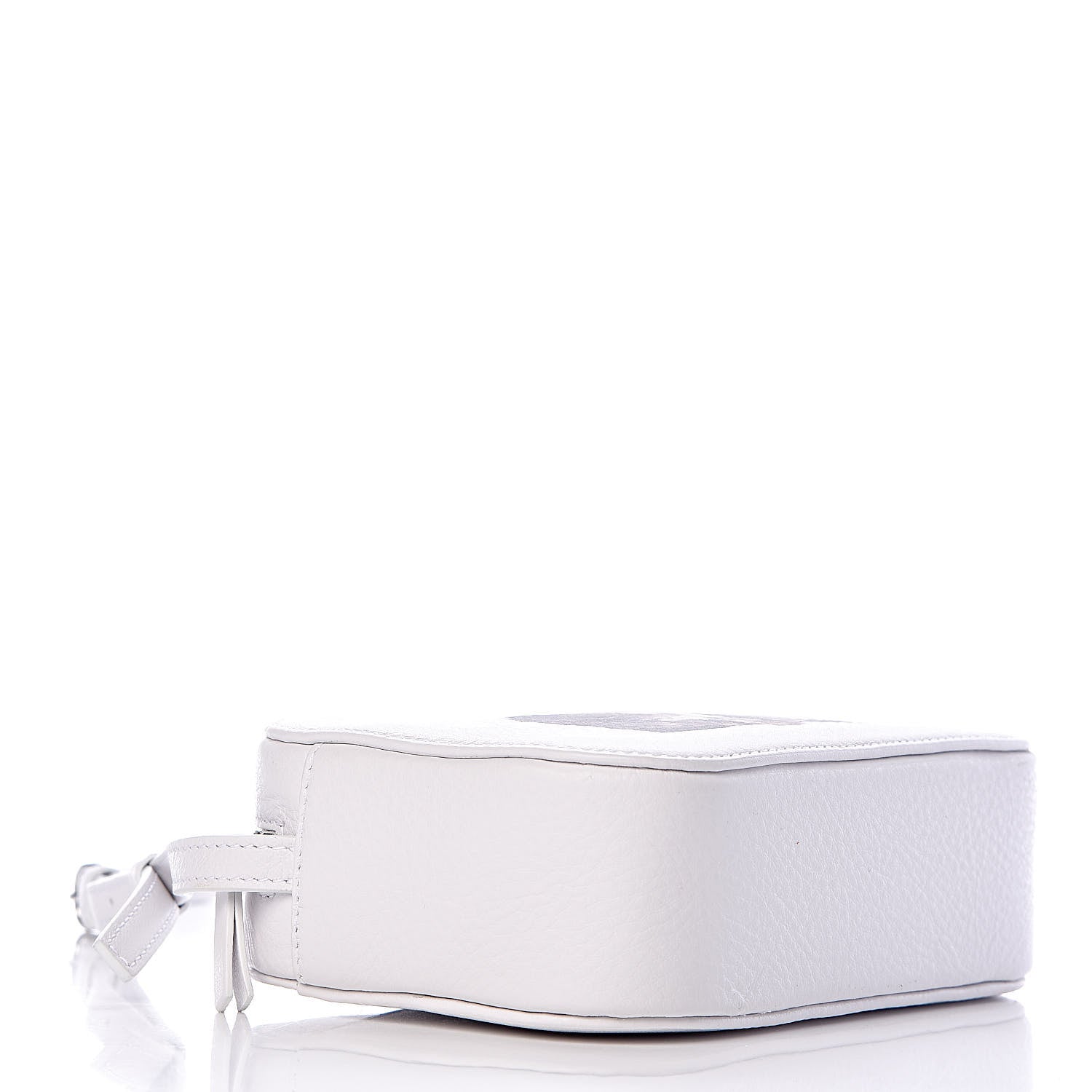 Balenciaga Calfskin Kittens Logo XS Everyday Camera Bag White 4 of 10