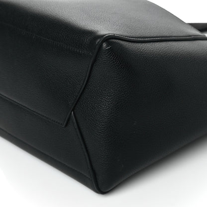 Celine Soft Grained Calfskin Sangle Bucket Bag Black 9 of 11