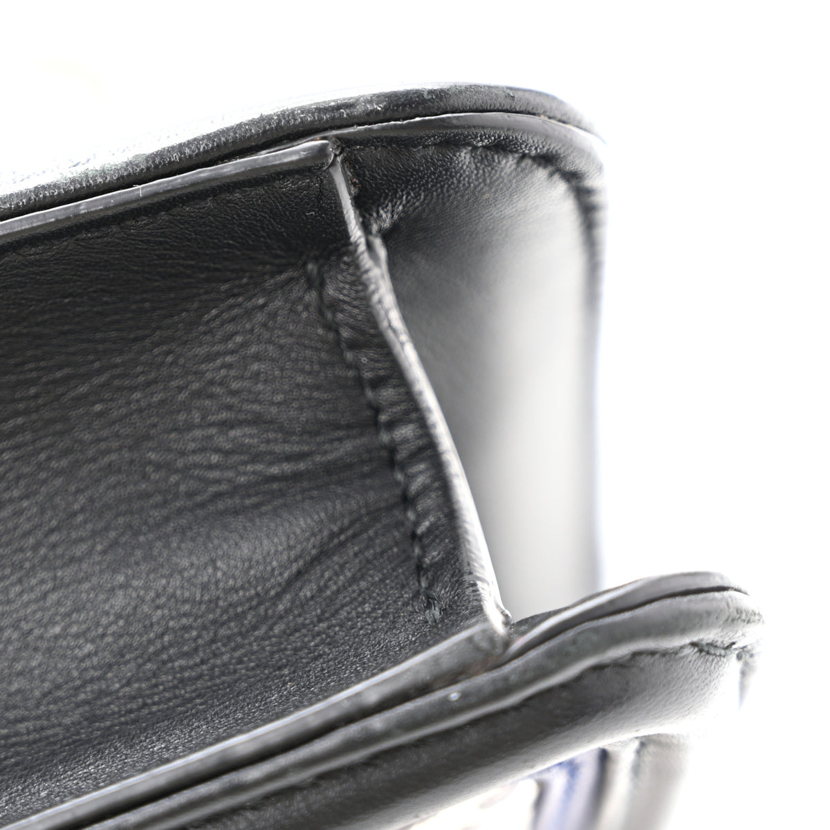 Calfskin Snakeskin Serpenti Forever Crossbody Bag Blue Black Multicolor