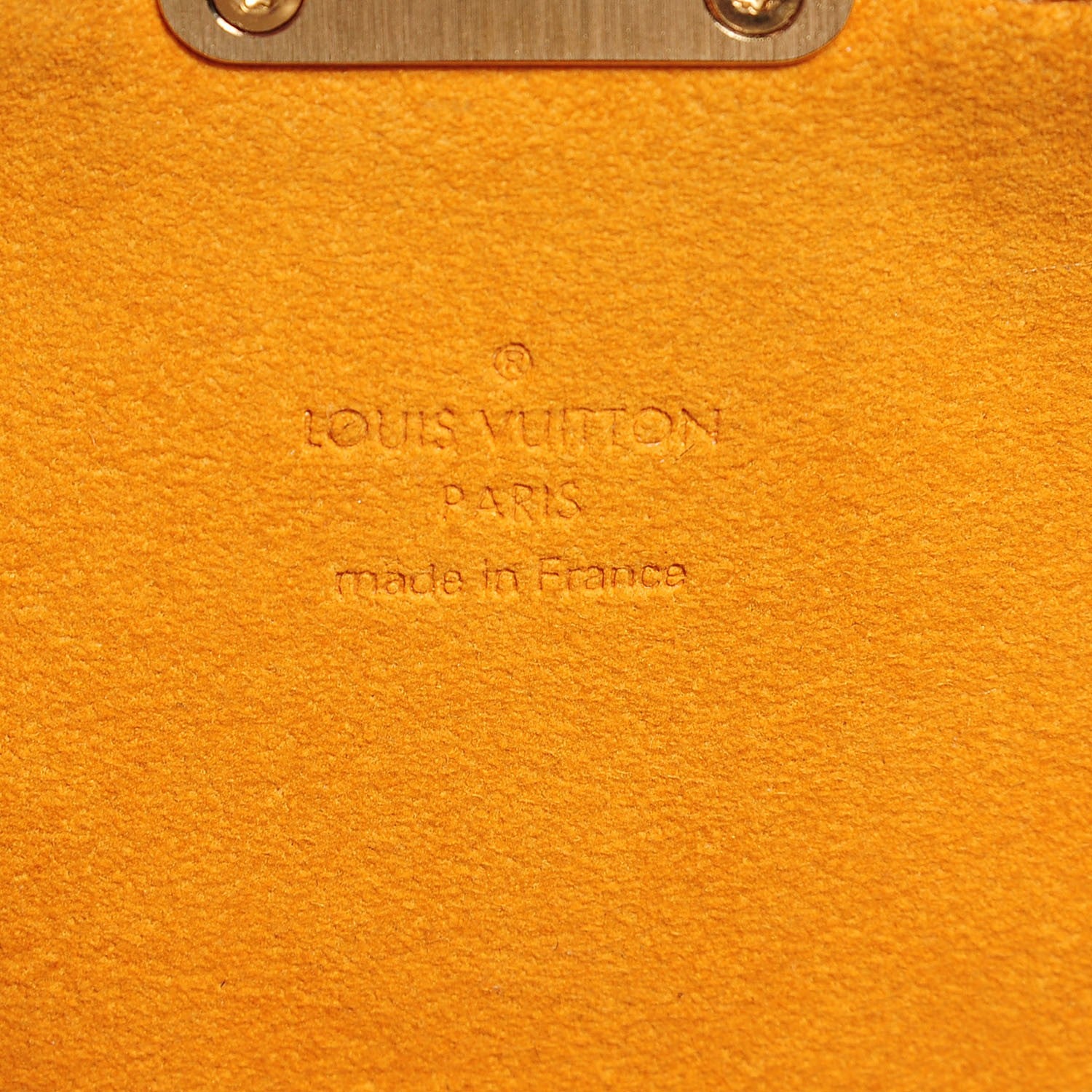Louis Vuitton Monogram Denim Pochette Plat Clutch Blue 6 of 7