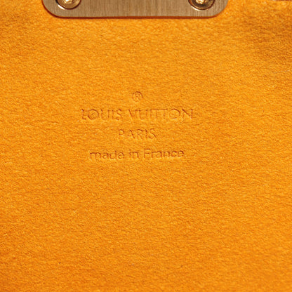 Louis Vuitton Monogram Denim Pochette Plat Clutch Blue 6 of 7