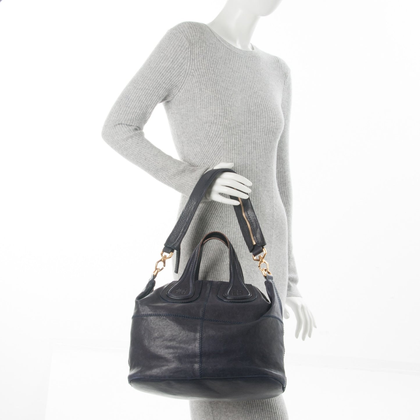 Lambskin Medium Nightingale Navy