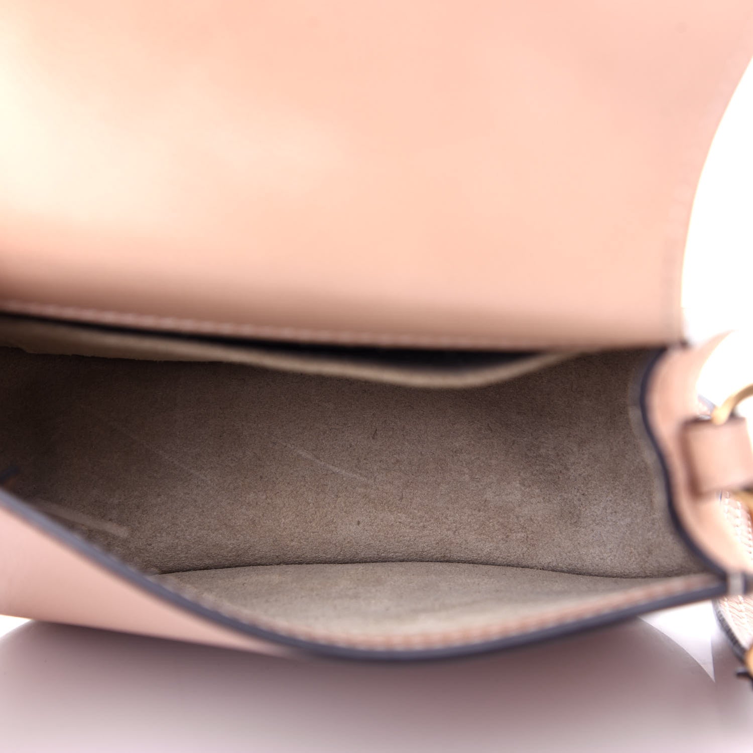 Chloe Calfskin Suede Small Nile Bracelet Bag Biscotti Beige 5 of 10