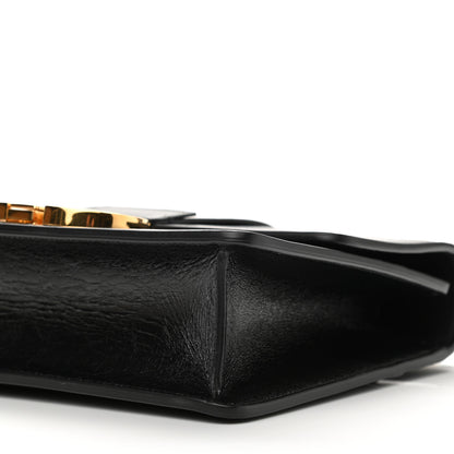 Christian Dior Crinkled Lambskin 30 Montaigne Flap Bag Black 8 of 9