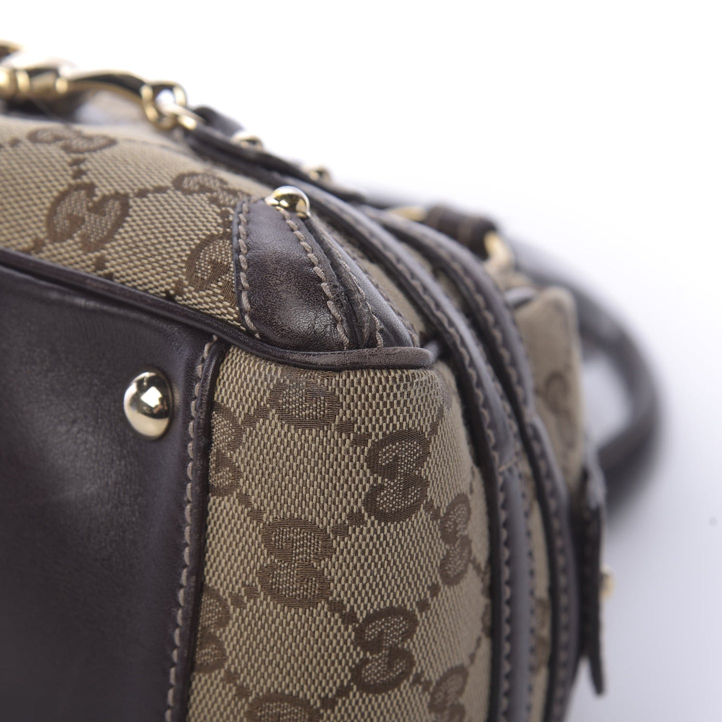 Monogram Medium Wave Boston Dark Brown