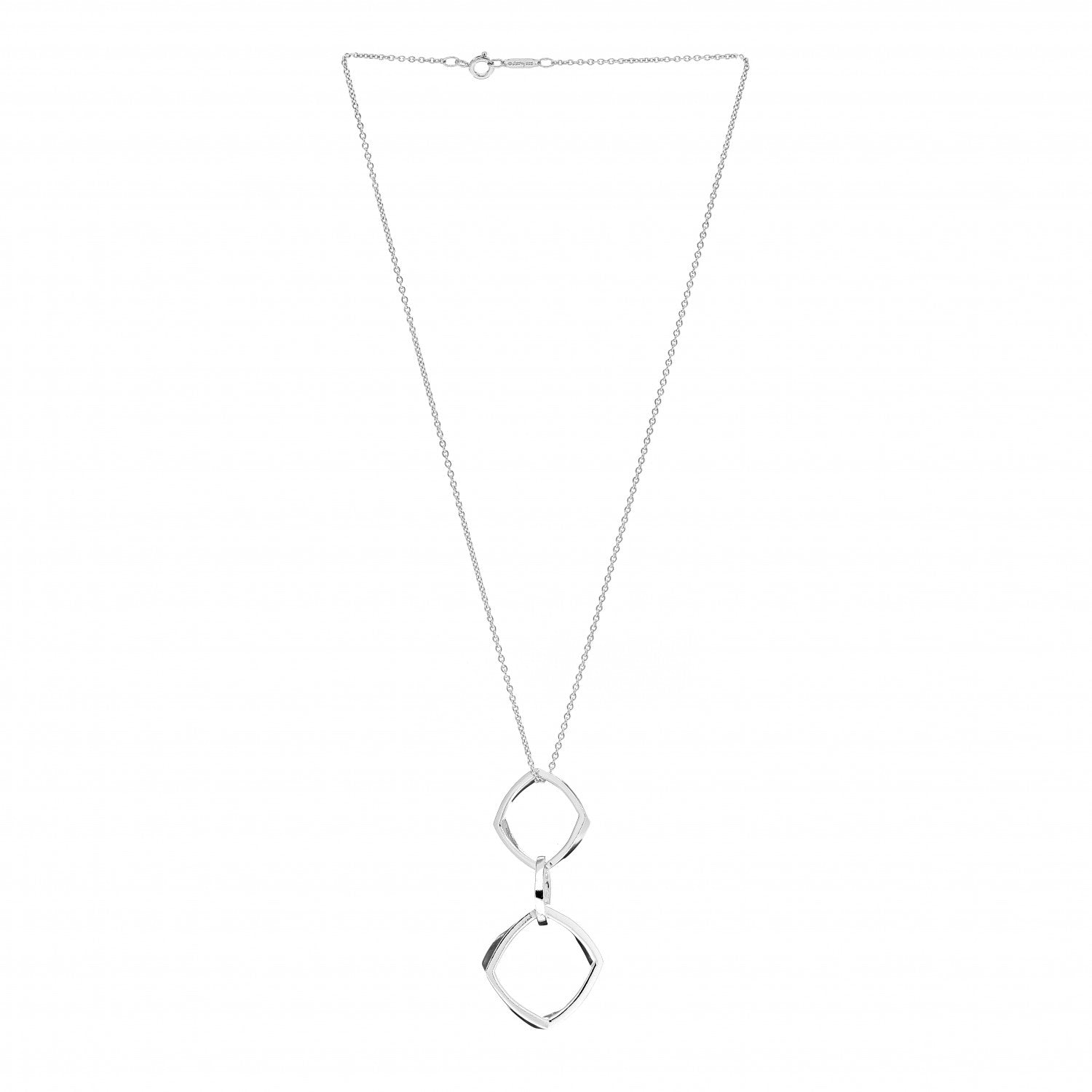 Tiffany Sterling Silver Frank Gehry Triple Torque Pendant Necklace 3 of 4