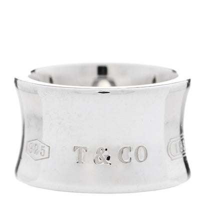 Tiffany Sterling Silver Wide 1837 Ring 50 5.5 1 of 6