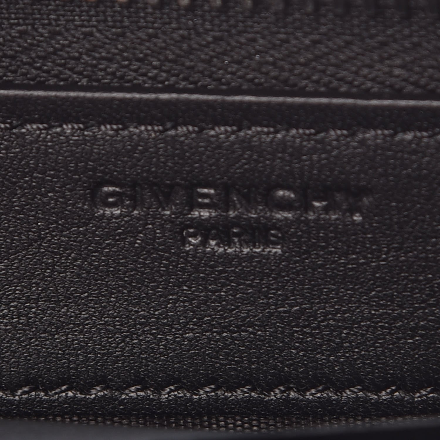 Givenchy Sugar Goatskin Pandora Zip Around Wallet Black 6 of 8