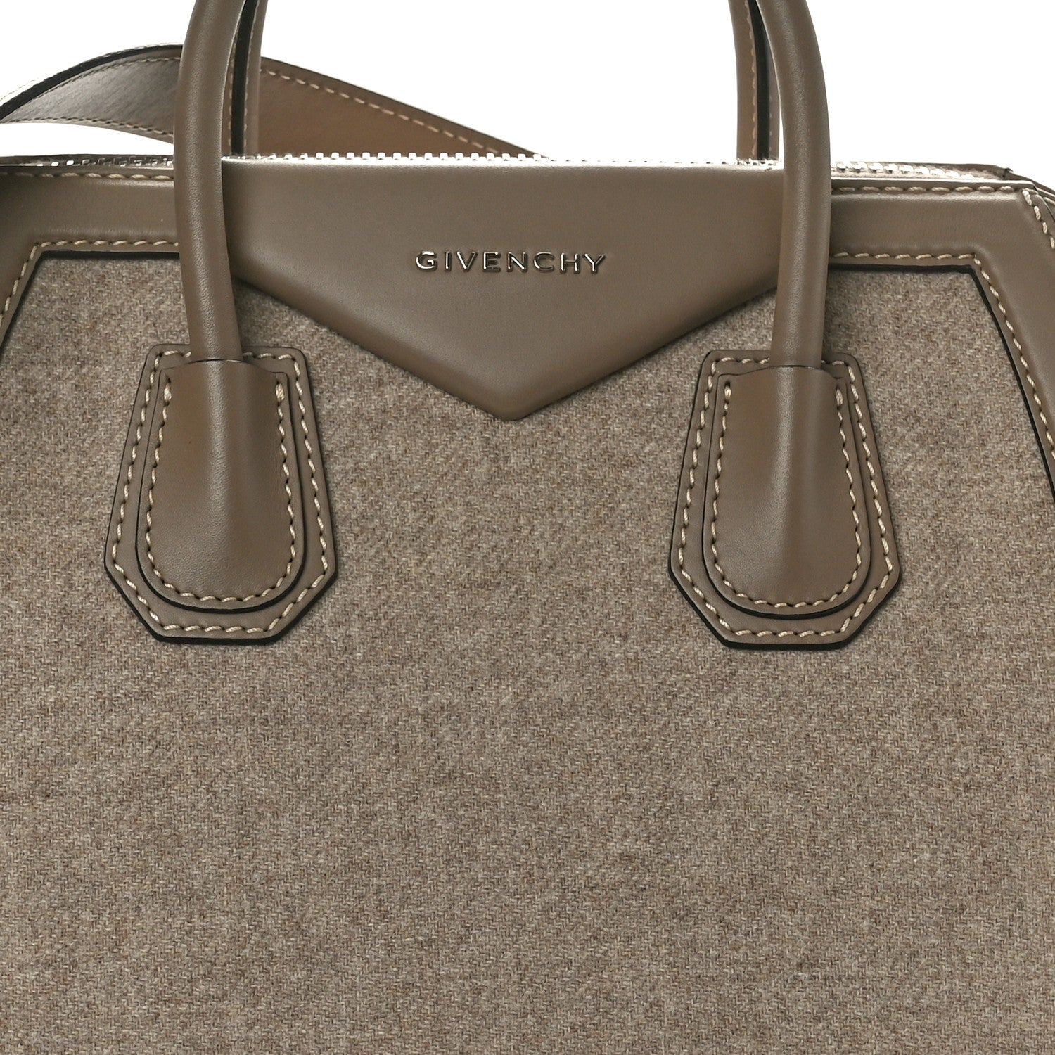 Givenchy Calfskin Wool Medium Antigona Beige 8 of 11