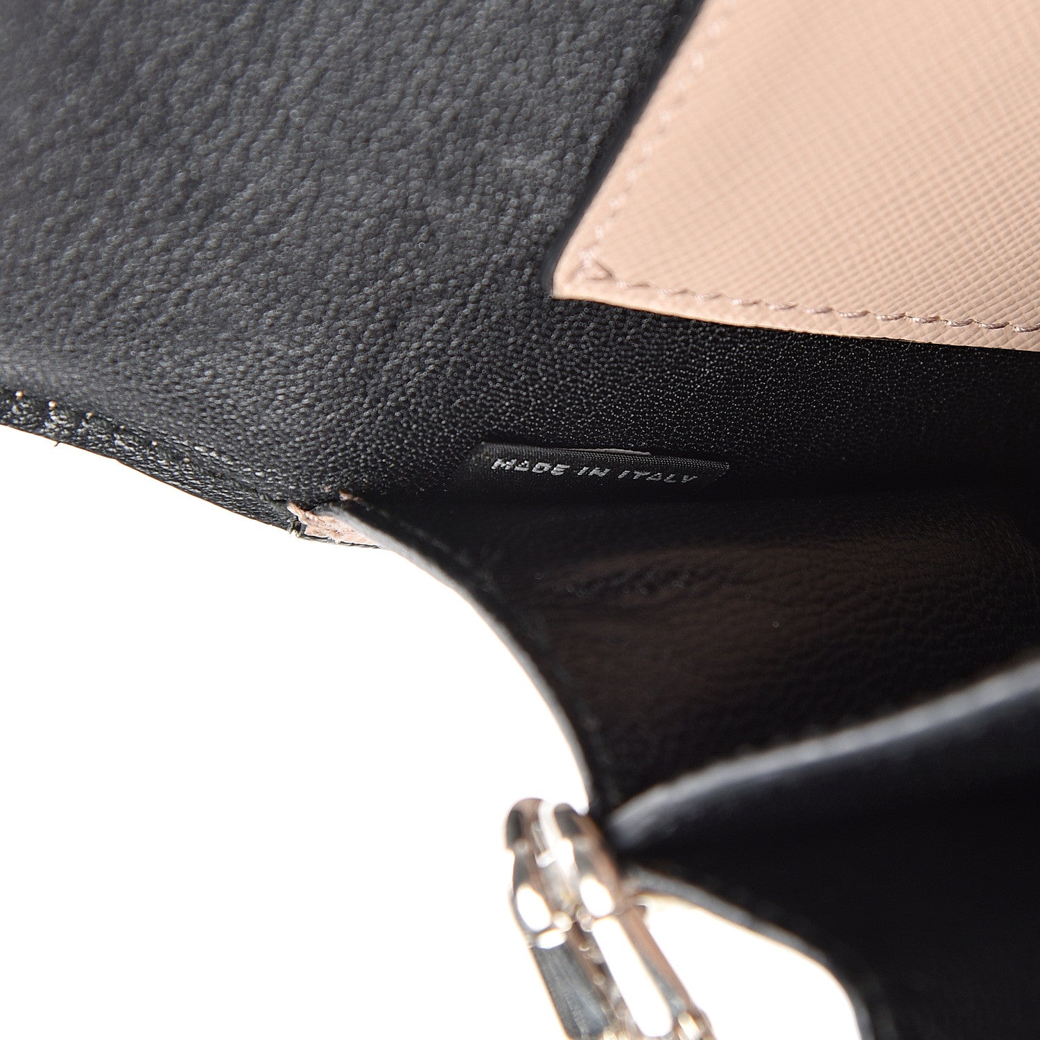 Prada Saffiano Lux Sound Shoulder Bag Cipria 6 of 10