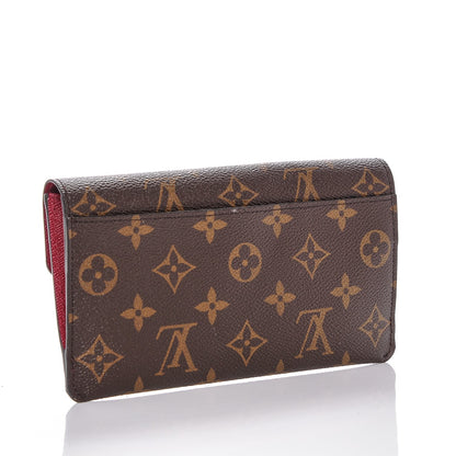 Louis Vuitton Monogram Jeanne Wallet Fuchsia 3 of 7