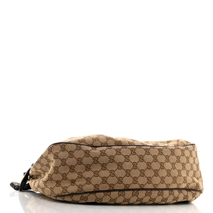 Gucci Monogram Medium Sukey Hobo Dark Brown 4 of 12
