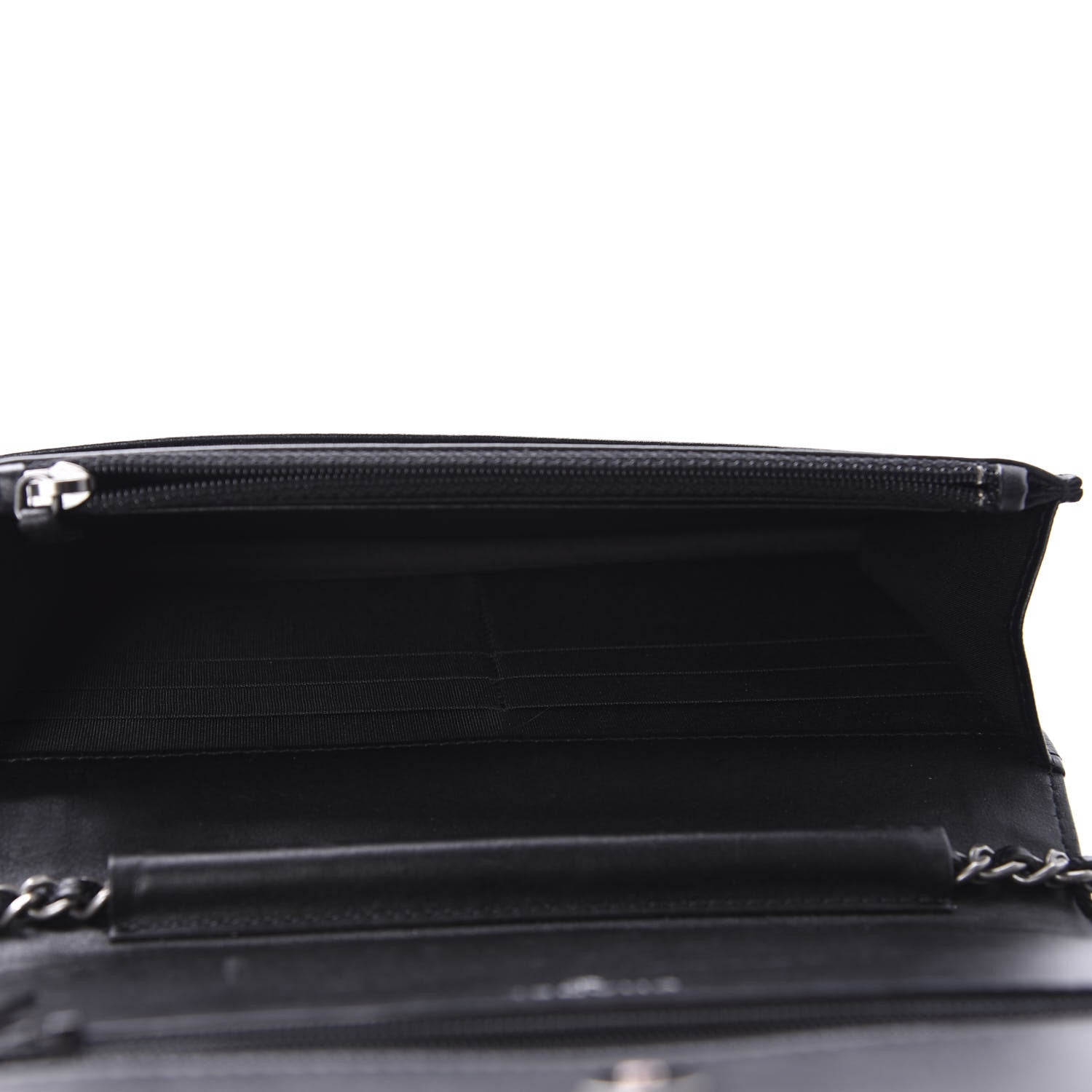 Chanel Caviar Quilted Boy Wallet On Chain WOC Black 5 of 12