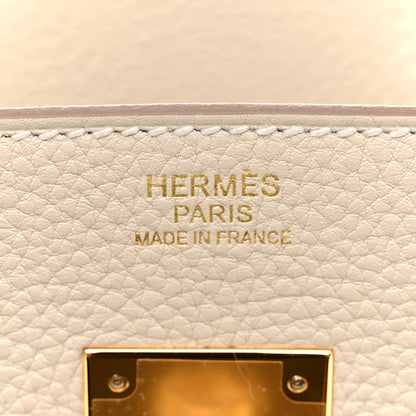 Hermes Togo Birkin 30 Craie 6 of 11