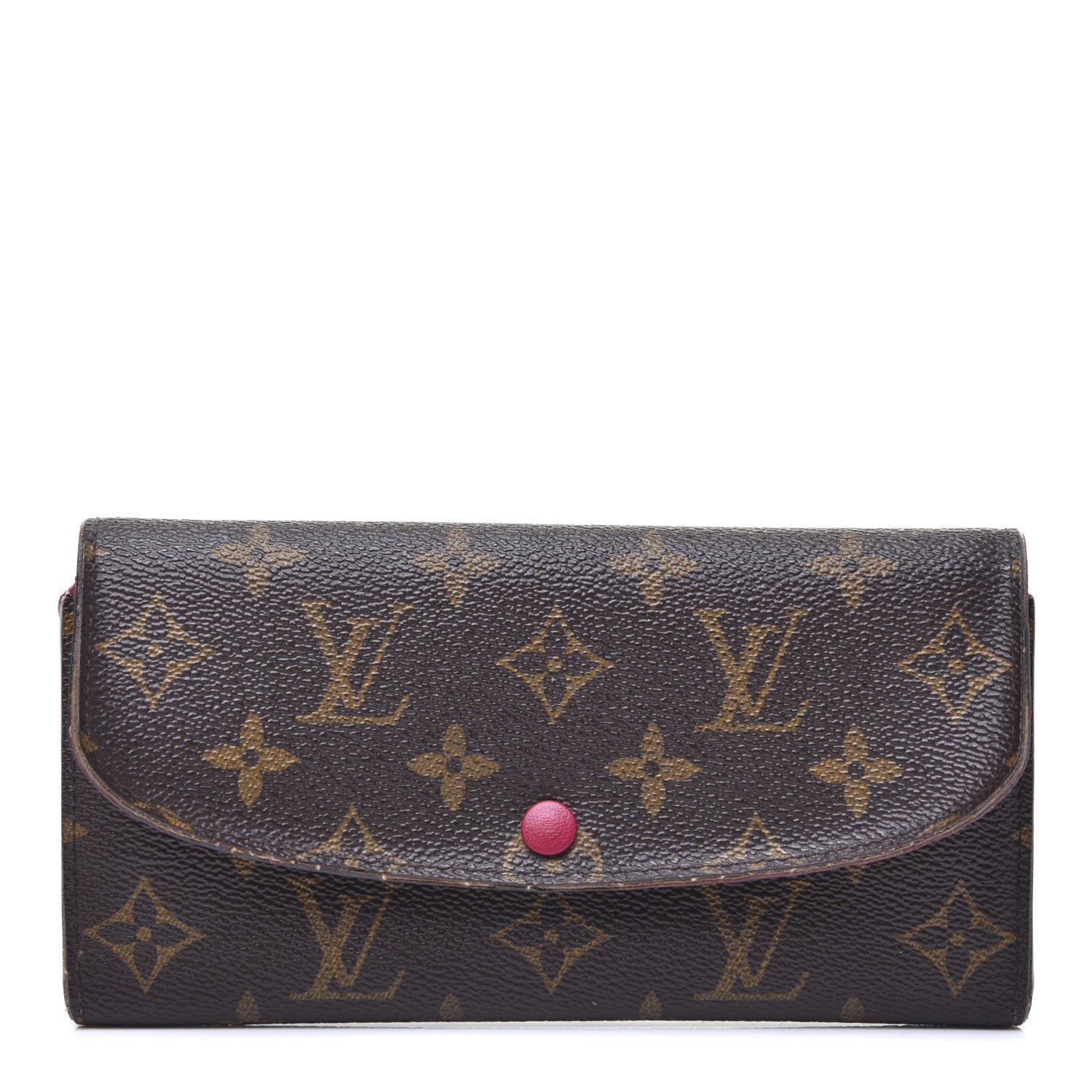 Louis Vuitton Monogram Emilie Wallet Fuchsia 1 of 15