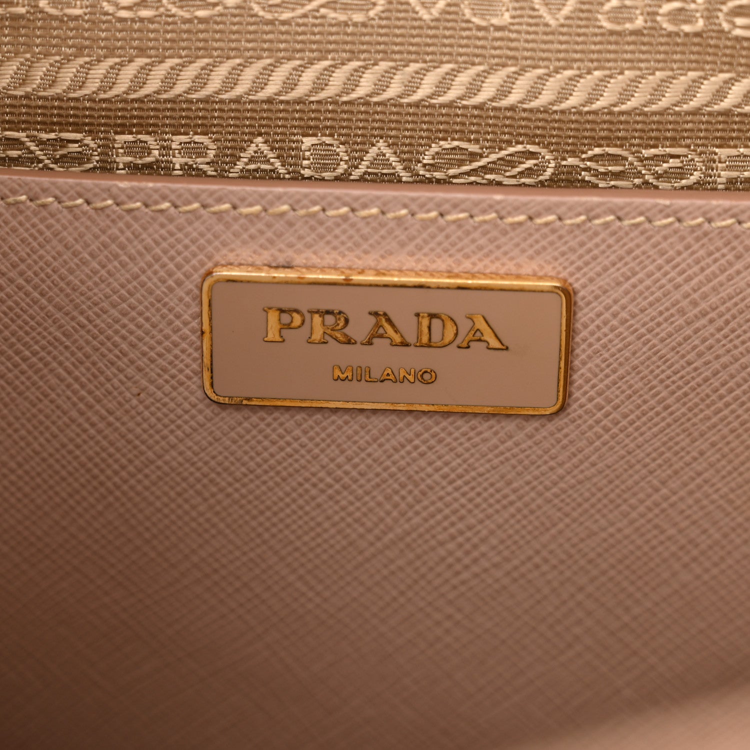 Prada Saffiano Lux Large Galleria Double Zip Tote Cammeo 6 of 14