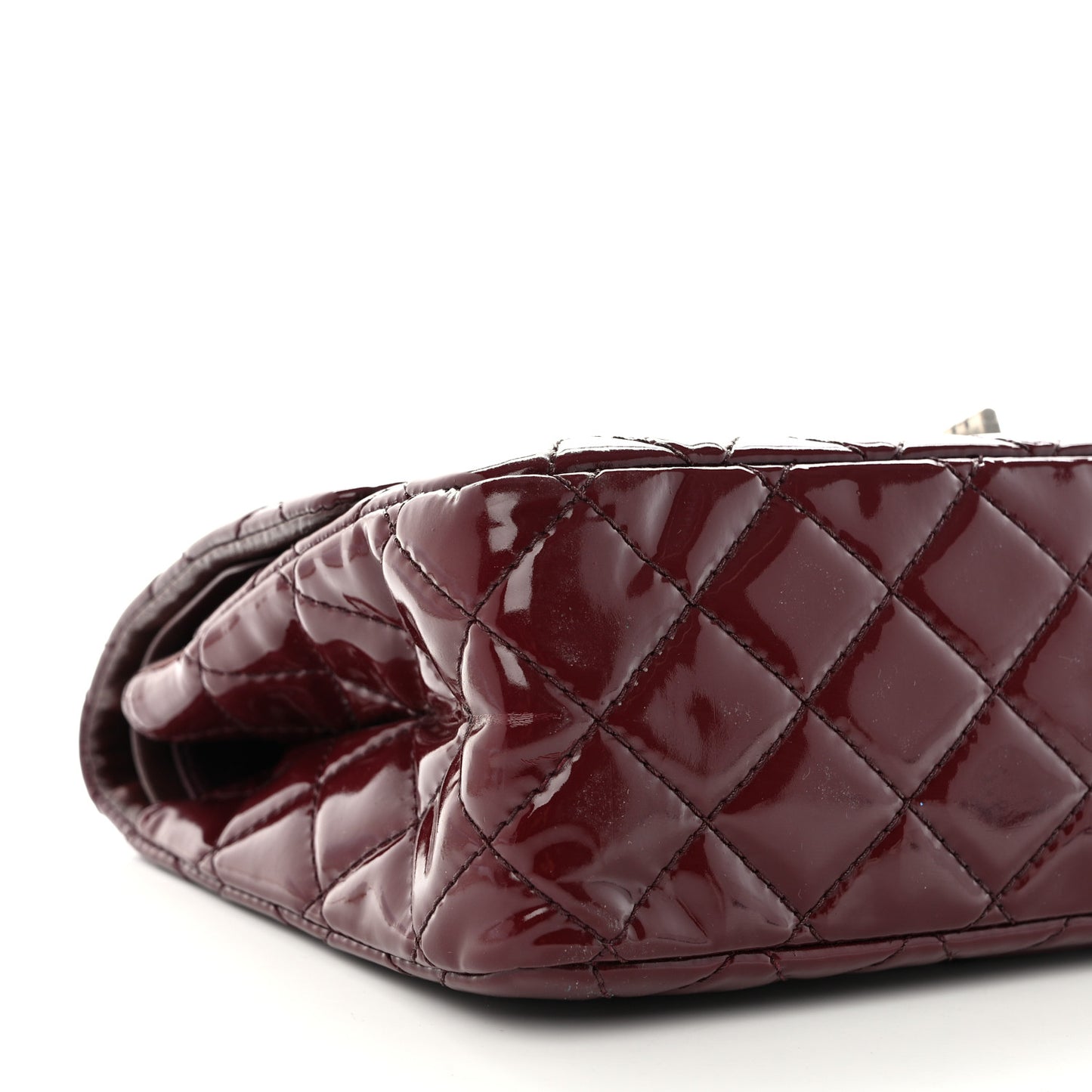 Patent Quilted 2.55 Reissue 226 Flap Burgundy