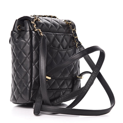 Chanel Lambskin Quilted Mini Urban Spirit Backpack Black 3 of 11