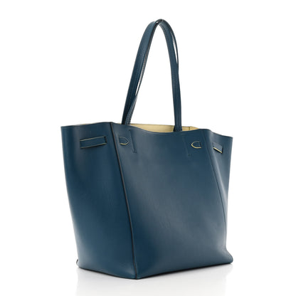 Celine Smooth Calfskin Small Tassel Cabas Phantom Deep Blue 3 of 9