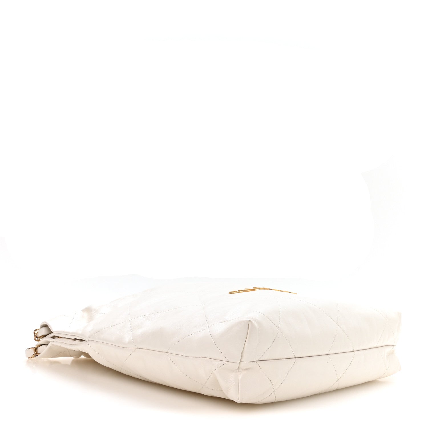 Chanel Shiny Calfskin Quilted Small Chanel 22 White 4 of 10