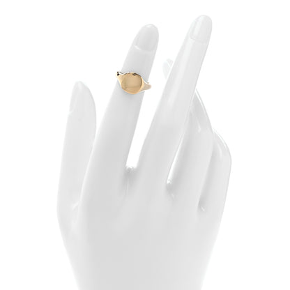 David Yurman 18K Yellow Gold Signet Pinky Ring 44 2.75 47/4 2 of 4
