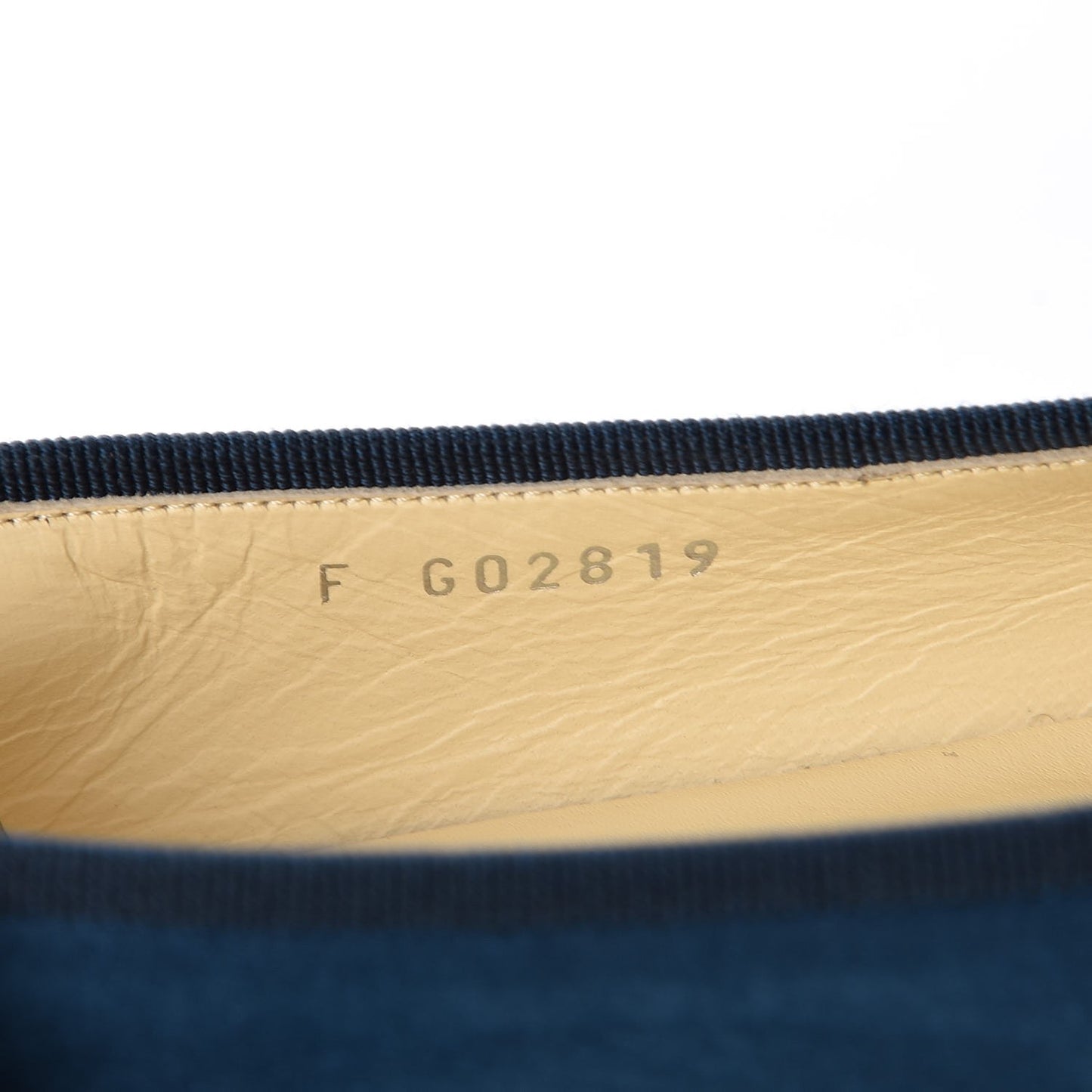 Suede Cap Toe CC Ballerina Flats 37.5 Blue