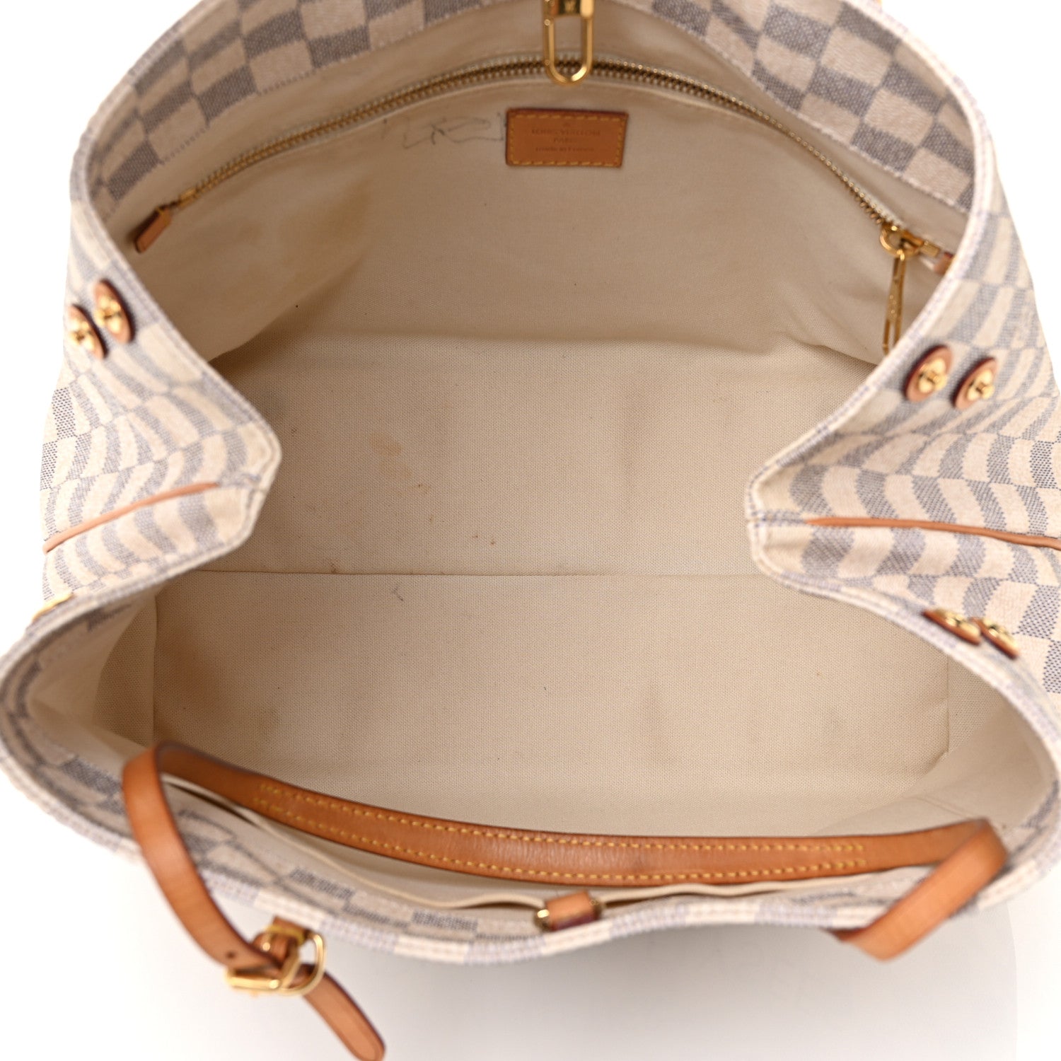 Louis Vuitton Damier Azur Cabas Adventure MM 5 of 15