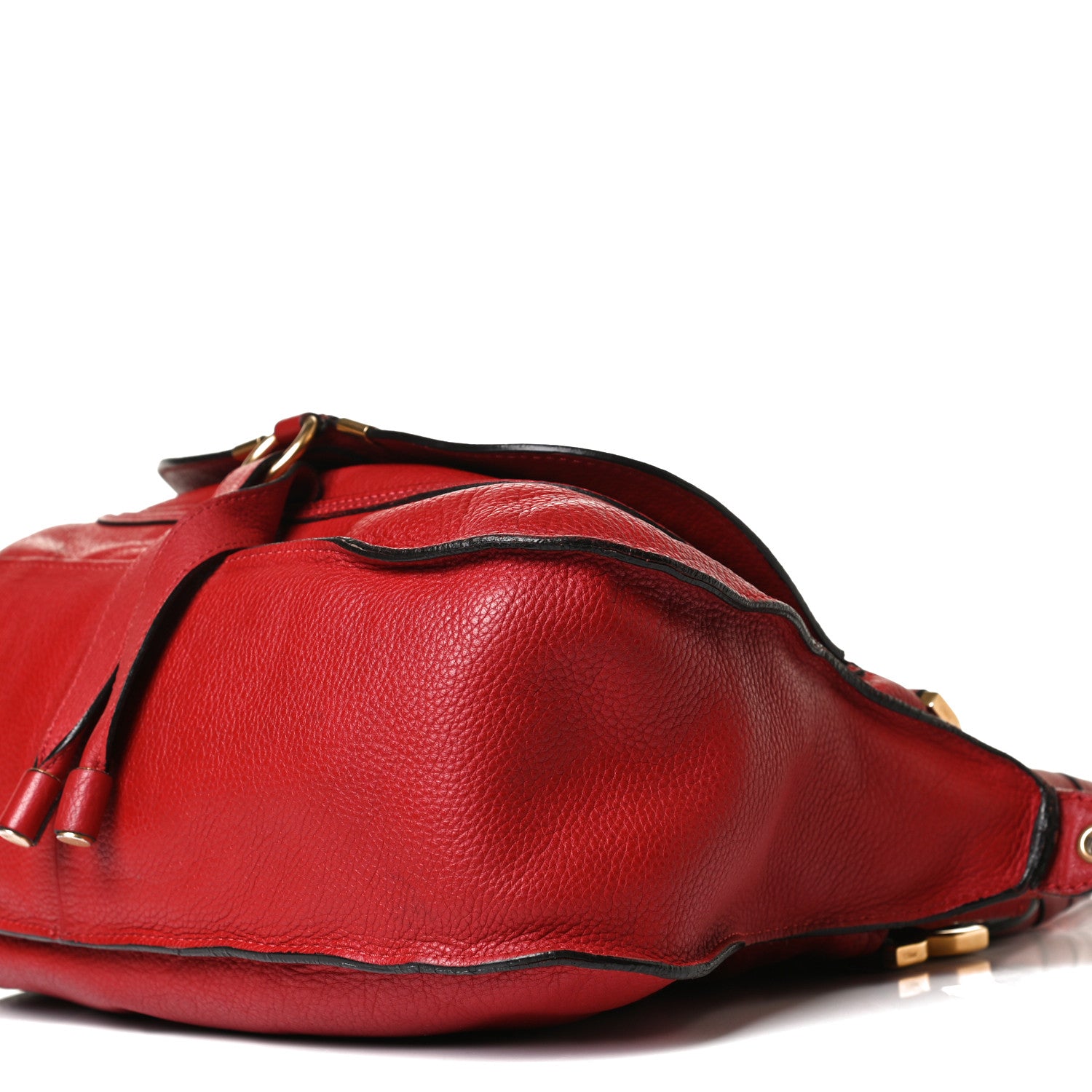 Chloe Calfskin Medium Marcie Satchel Peony Red 9 of 25