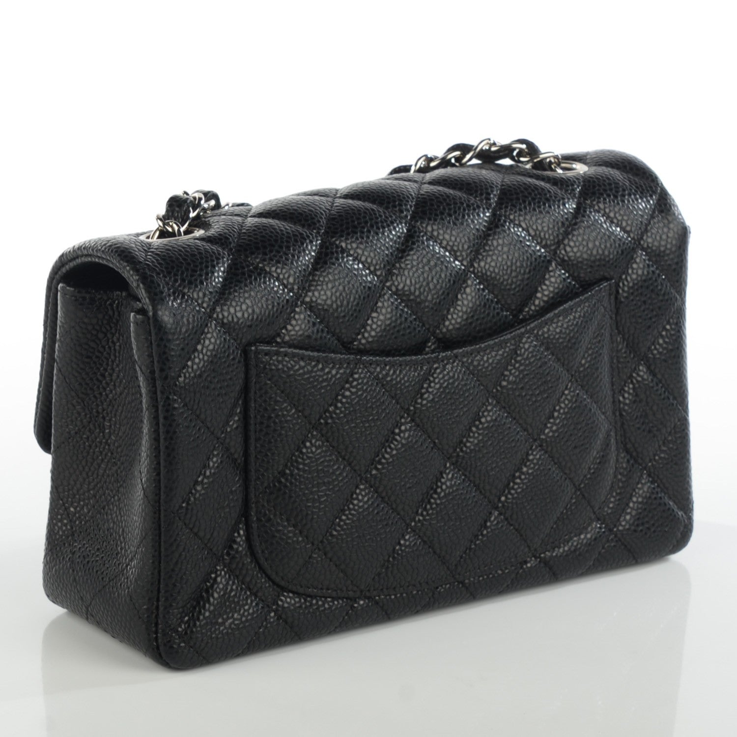 Chanel Caviar Quilted Mini Rectangular Flap Black 3 of 8