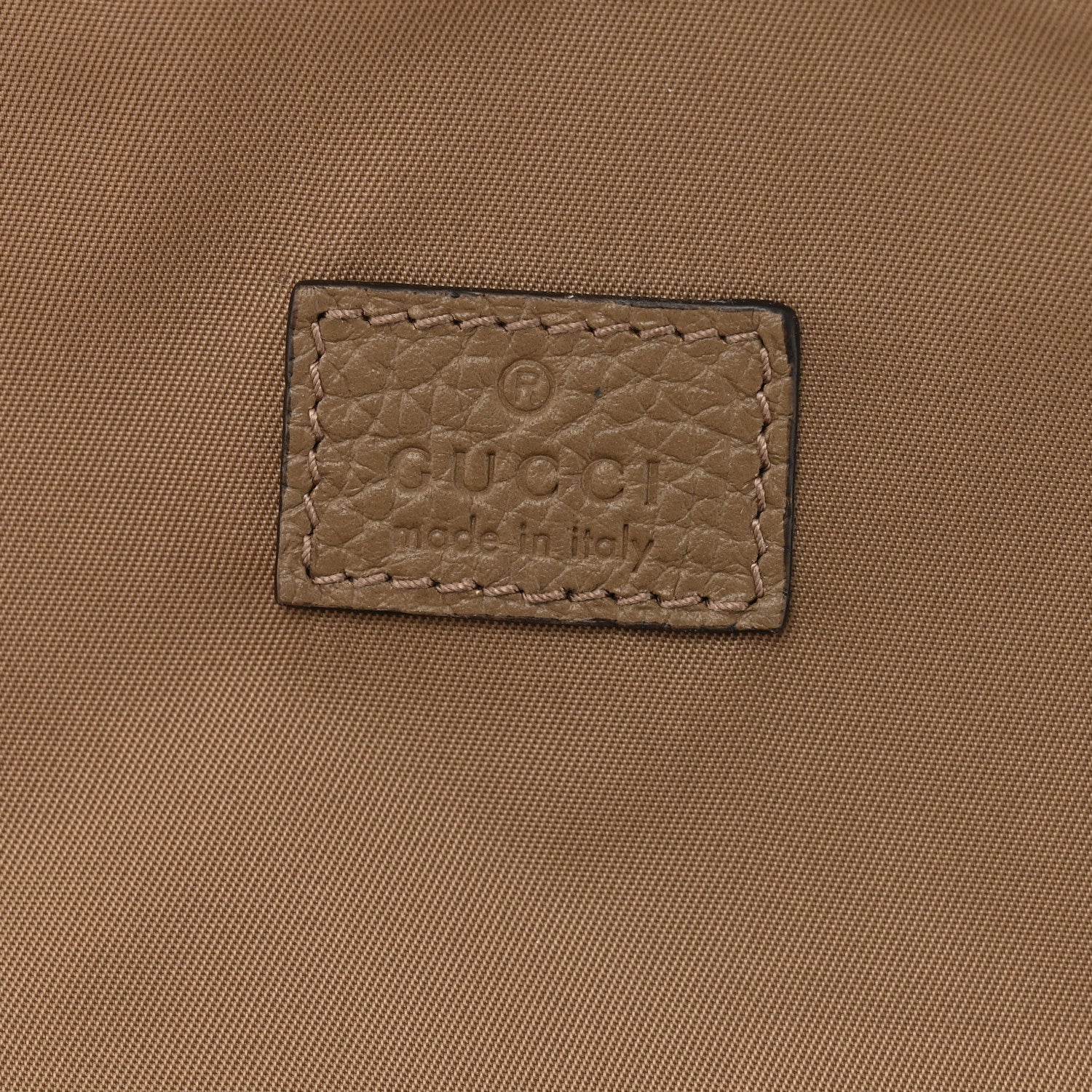 Gucci Piuma Calfskin Jumbo GG Embossed Small Toiletry Case Good Taupe 5 of 9