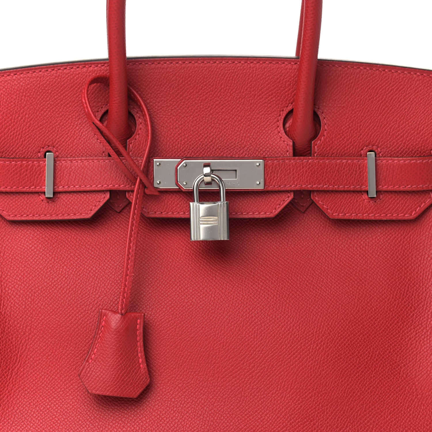 Hermes Epsom Birkin 30 Rouge Casaque 7 of 13