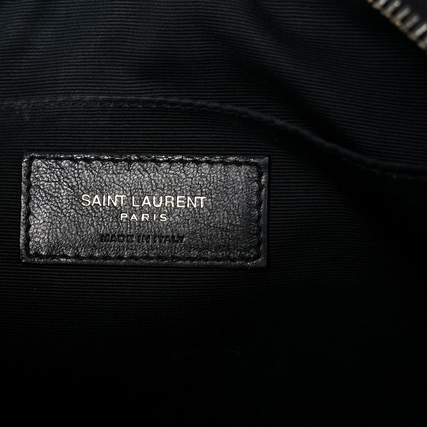 Saint Laurent Calfskin Matelasse Monogram Lou Camera Bag Black 6 of 10