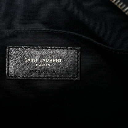 Saint Laurent Calfskin Matelasse Monogram Lou Camera Bag Black 6 of 10