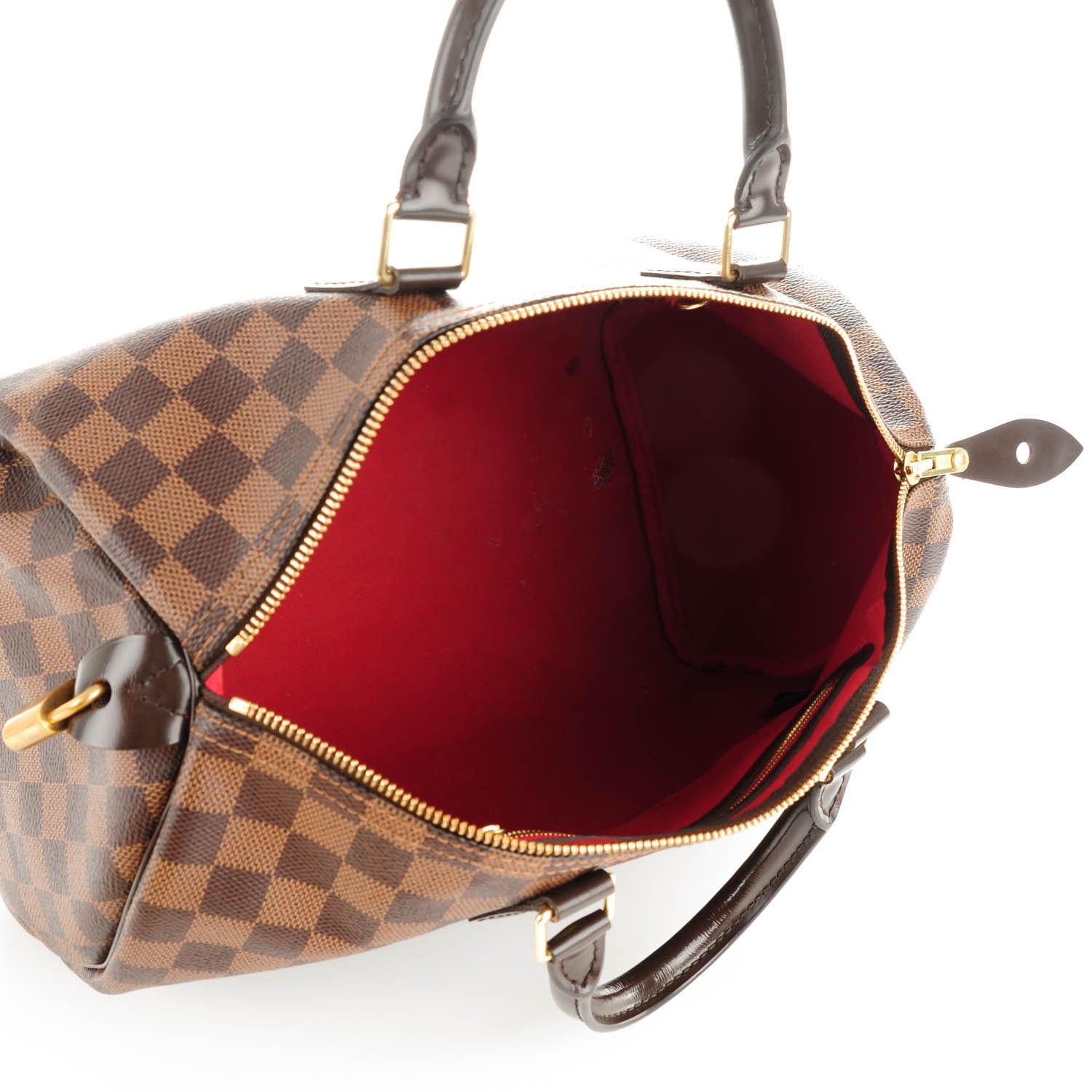 Louis Vuitton Damier Ebene Speedy 35 6 of 9