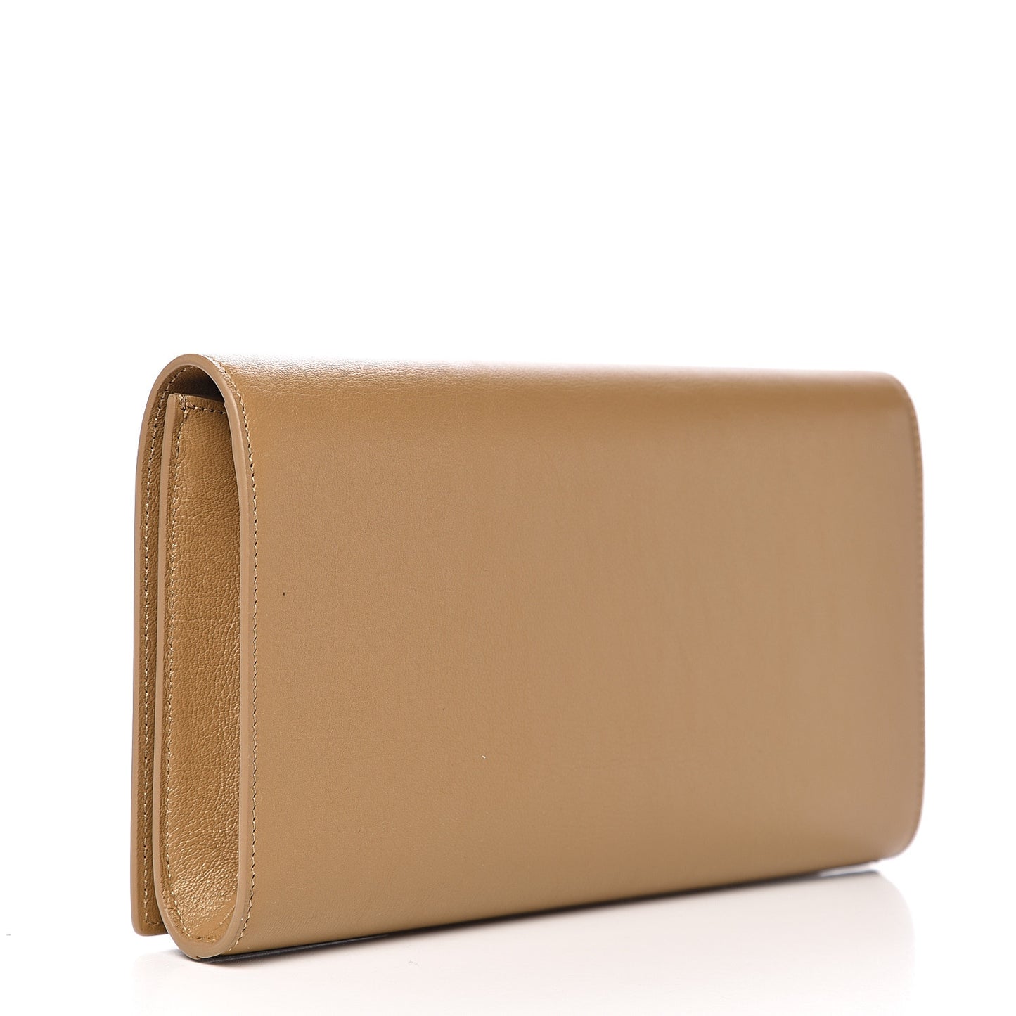Calfskin Monogram Large Belle De Jour Clutch Beige