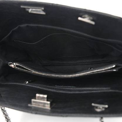 Chanel Aged Calfskin Reissue 2.55 Tote Black 4 of 9