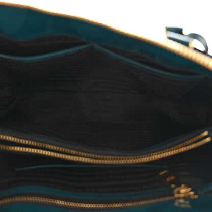 Prada Spazzolato Medium Promenade Tote Pavone Fume 5 of 14