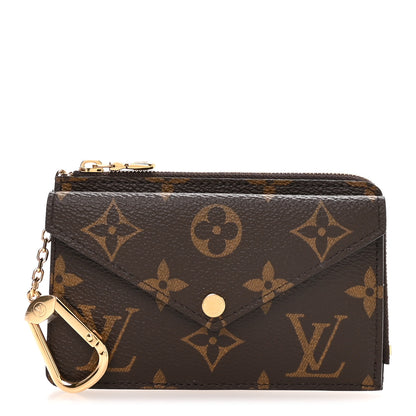 Louis Vuitton Monogram Recto Verso Card Holder Black 1 of 7