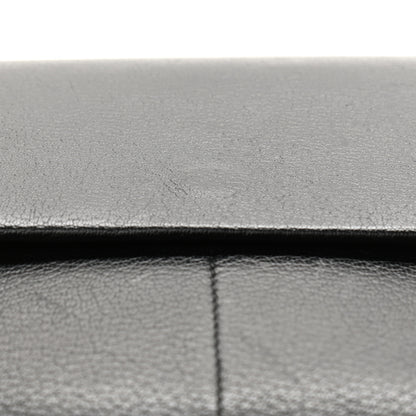 Celine Goatskin Folded Clutch With Strap Black 17 of 17