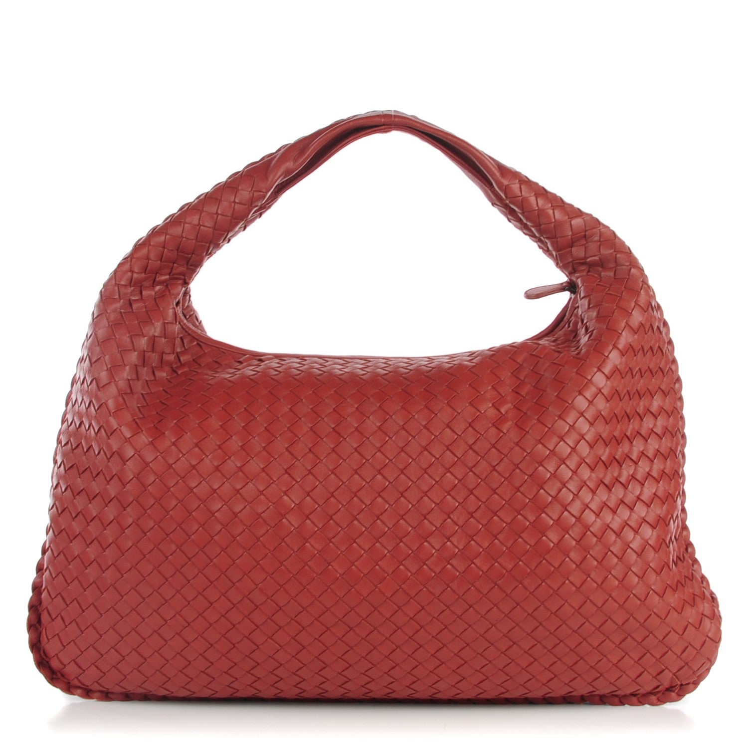 Bottega Veneta Nappa Intrecciato Large Veneta Hobo Burnt Red 1 of 8