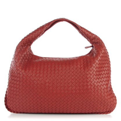 Bottega Veneta Nappa Intrecciato Large Veneta Hobo Burnt Red 1 of 8