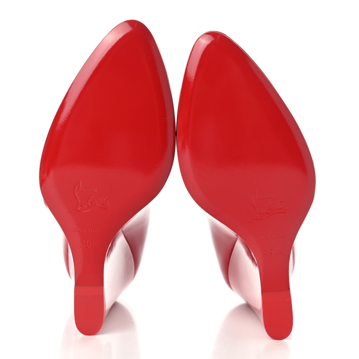Christian Louboutin Patent Tanja 100 36.5 Loubi 5 of 8