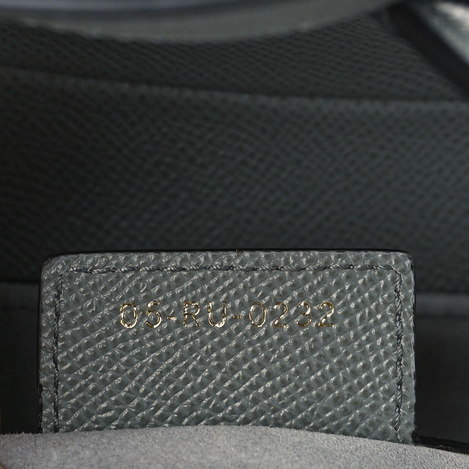 Christian Dior Grained Calfskin Saddle Bag Grey Stone 7 of 9
