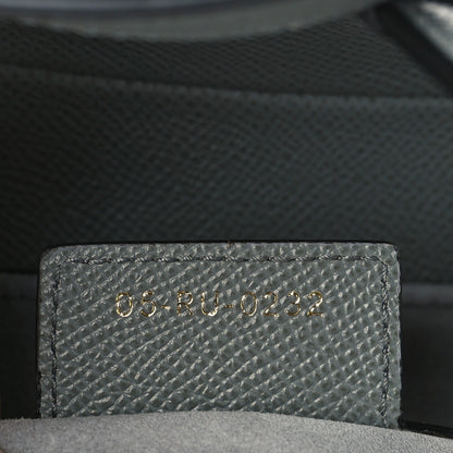 Christian Dior Grained Calfskin Saddle Bag Grey Stone 7 of 9