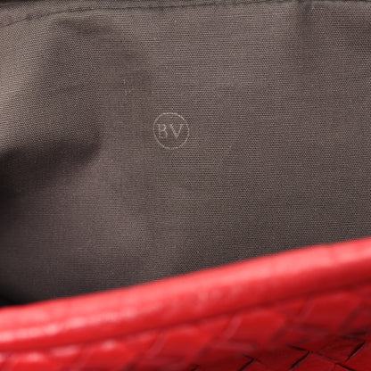 Bottega Veneta Nappa Intrecciato Boston Bag Carmine 8 of 11