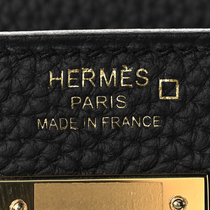 Hermes Togo Matte Alligator Kelly Retourne Touch 28 Black 25 of 39