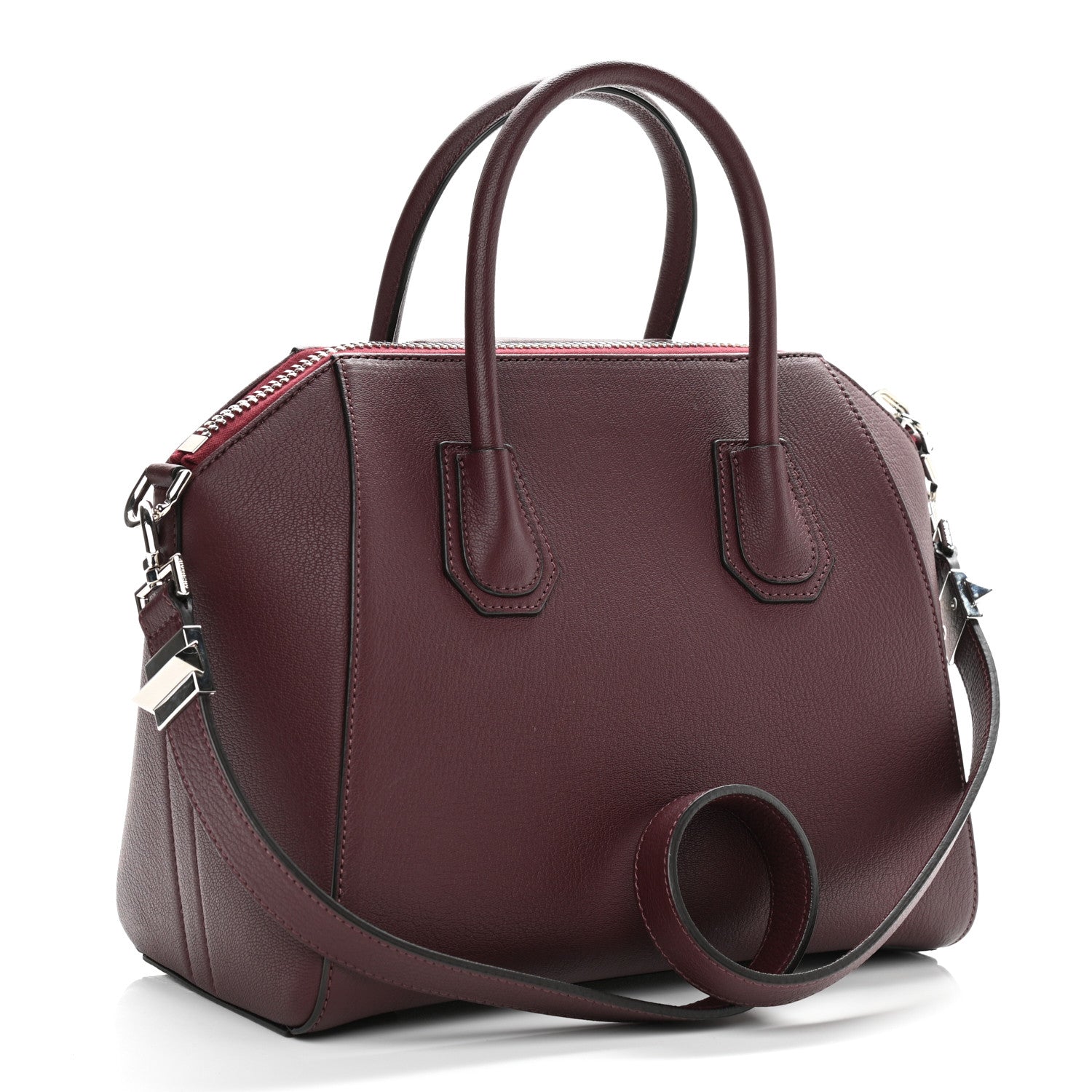 Givenchy Sugar Goatskin Small Antigona Aubergine 3 of 11